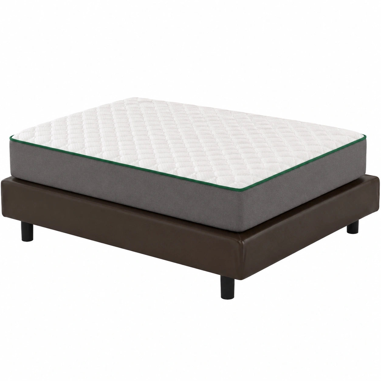 Orthopädische Memory-Schaum Matratze 80x190cm, Baumwollbezug, Atmungsaktiv, Italienisches Design